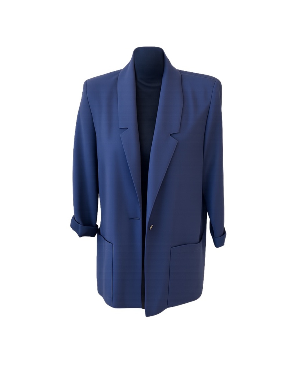 Vintage 90s oversized navy blazer – minimalist / capsule wardrobe